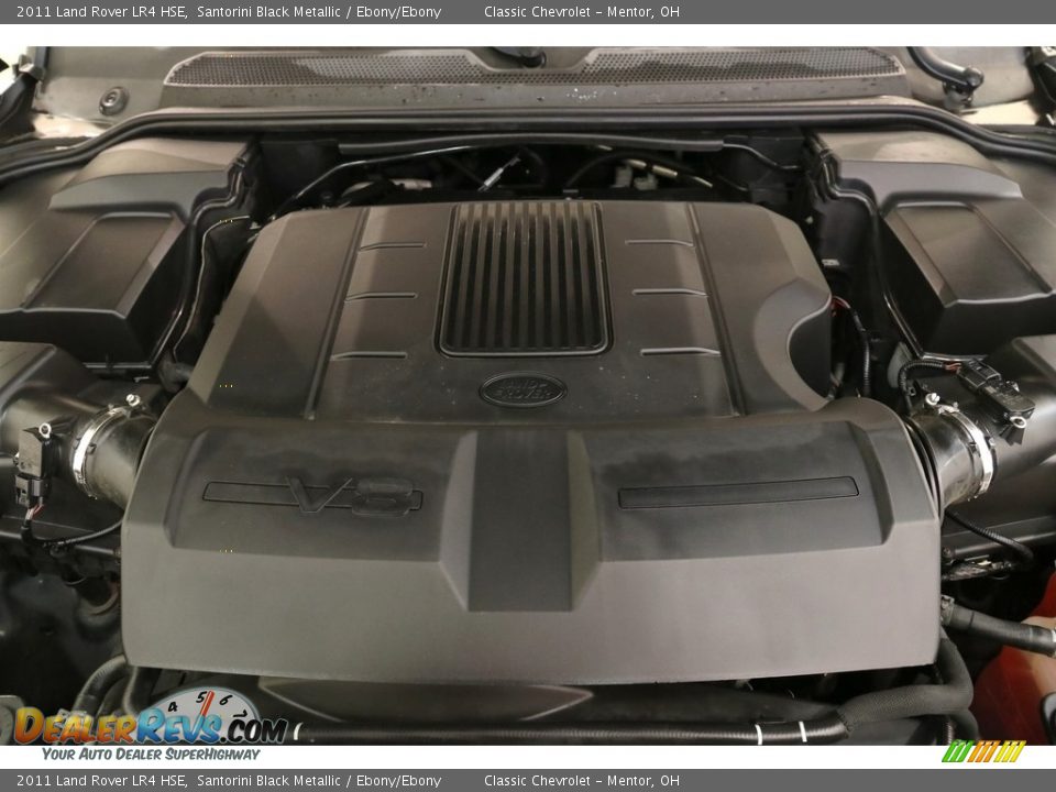 2011 Land Rover LR4 HSE Santorini Black Metallic / Ebony/Ebony Photo #22