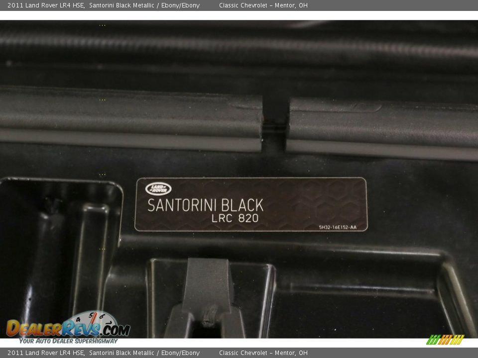 2011 Land Rover LR4 HSE Santorini Black Metallic / Ebony/Ebony Photo #23