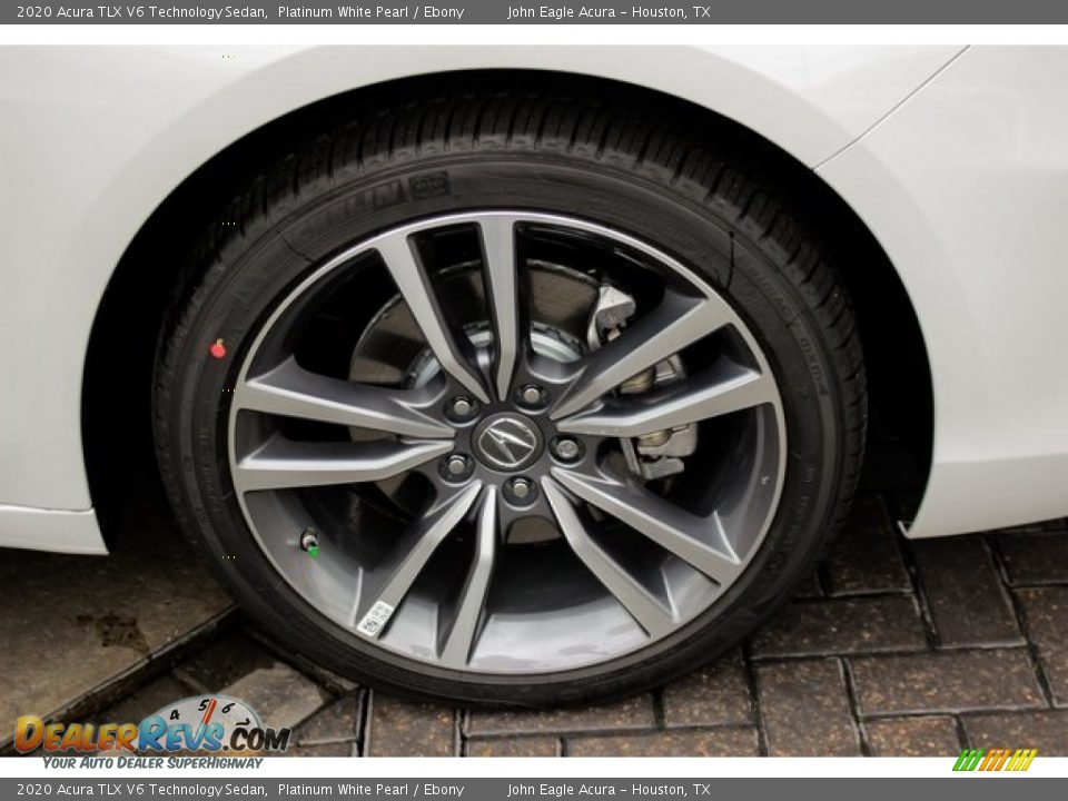 2020 Acura TLX V6 Technology Sedan Platinum White Pearl / Ebony Photo #10