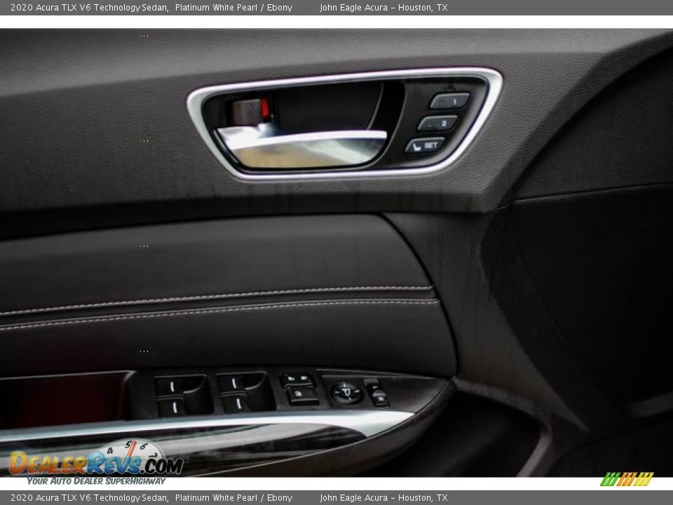 2020 Acura TLX V6 Technology Sedan Platinum White Pearl / Ebony Photo #11