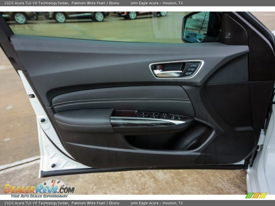 2020 Acura TLX V6 Technology Sedan Platinum White Pearl / Ebony Photo #14