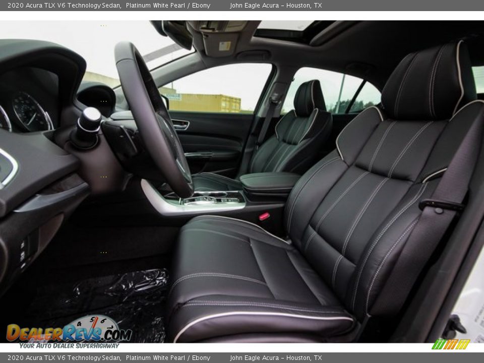 2020 Acura TLX V6 Technology Sedan Platinum White Pearl / Ebony Photo #15