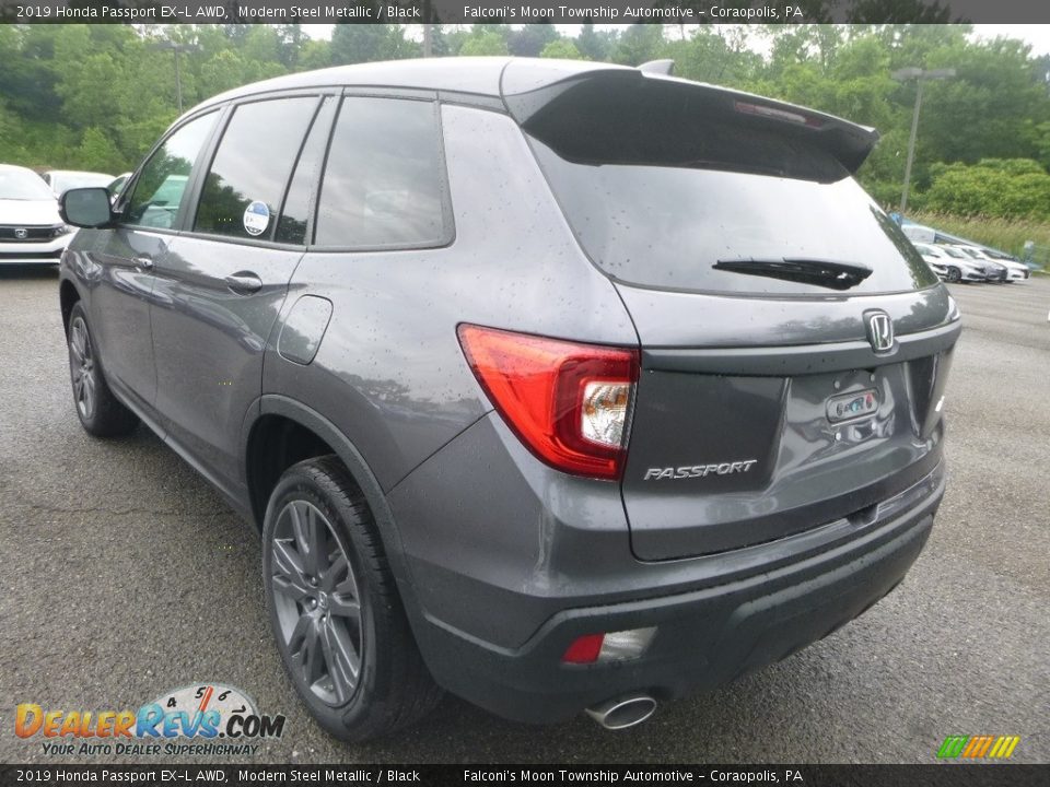2019 Honda Passport EX-L AWD Modern Steel Metallic / Black Photo #2