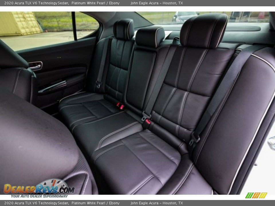 2020 Acura TLX V6 Technology Sedan Platinum White Pearl / Ebony Photo #17