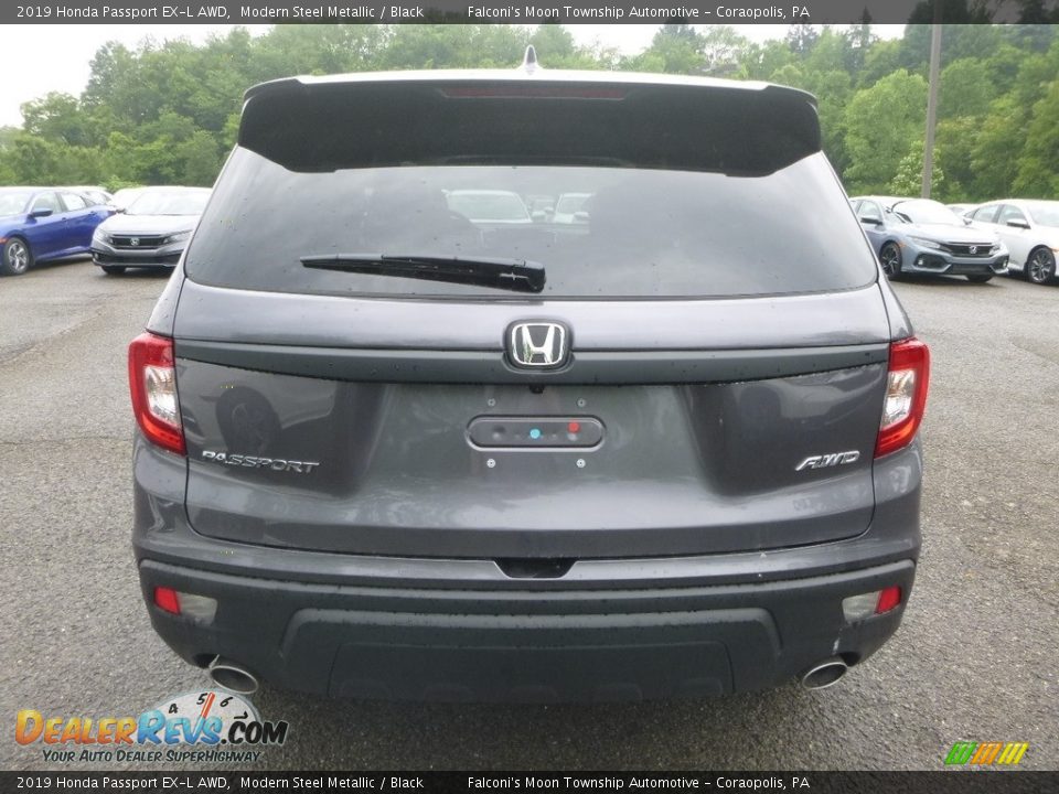2019 Honda Passport EX-L AWD Modern Steel Metallic / Black Photo #3