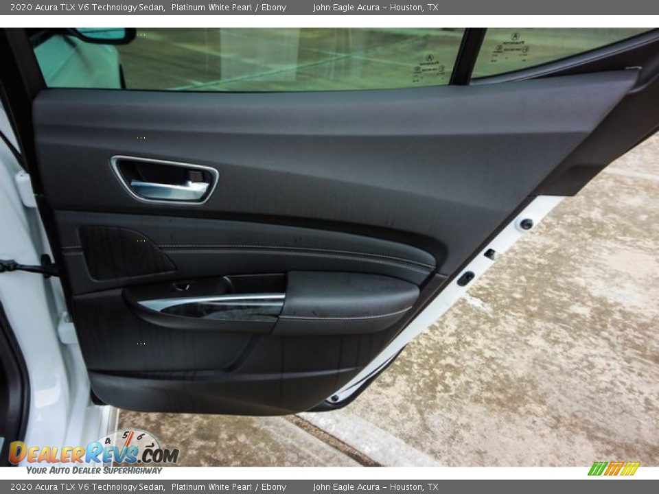 2020 Acura TLX V6 Technology Sedan Platinum White Pearl / Ebony Photo #19