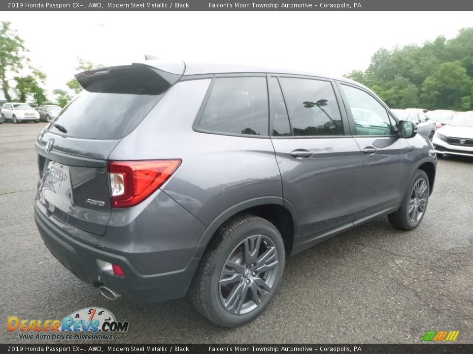 2019 Honda Passport EX-L AWD Modern Steel Metallic / Black Photo #4