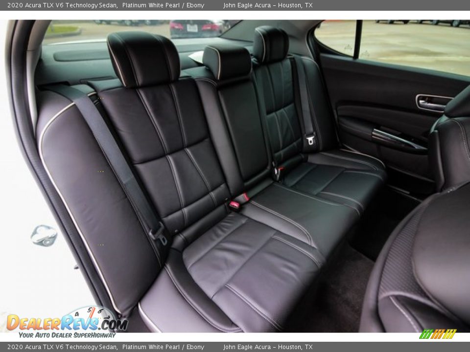 2020 Acura TLX V6 Technology Sedan Platinum White Pearl / Ebony Photo #20