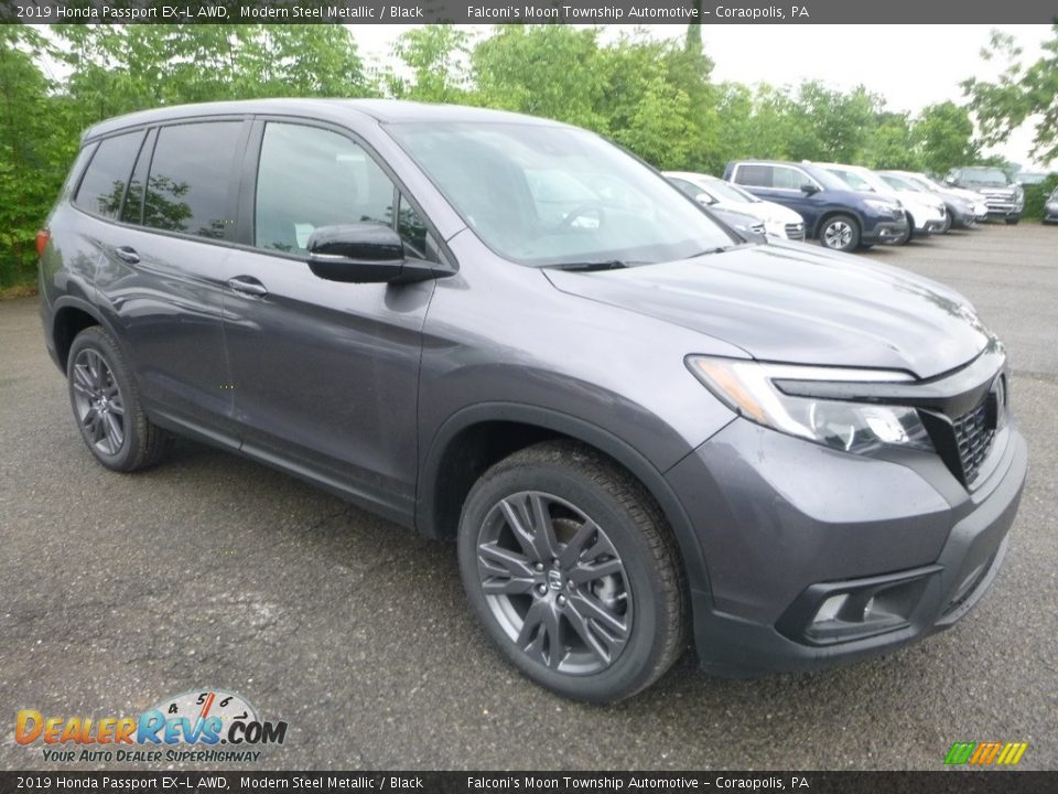Front 3/4 View of 2019 Honda Passport EX-L AWD Photo #5