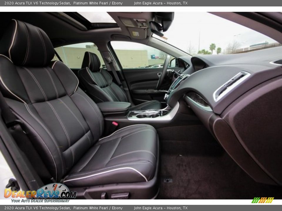 2020 Acura TLX V6 Technology Sedan Platinum White Pearl / Ebony Photo #22