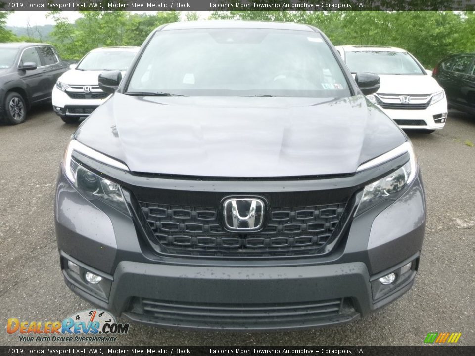 2019 Honda Passport EX-L AWD Modern Steel Metallic / Black Photo #6