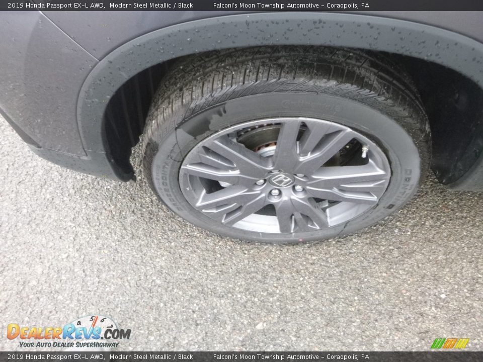2019 Honda Passport EX-L AWD Modern Steel Metallic / Black Photo #7