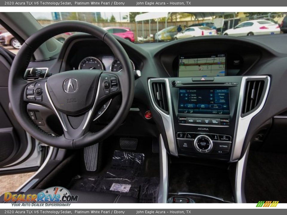 2020 Acura TLX V6 Technology Sedan Platinum White Pearl / Ebony Photo #25