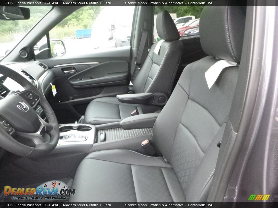 2019 Honda Passport EX-L AWD Modern Steel Metallic / Black Photo #8