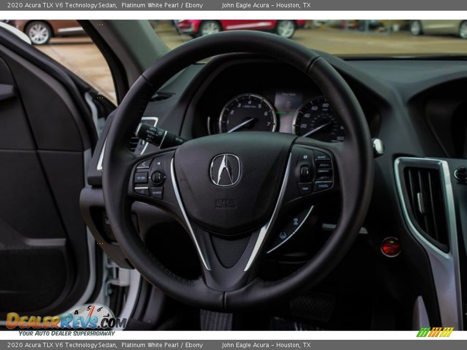 2020 Acura TLX V6 Technology Sedan Platinum White Pearl / Ebony Photo #29