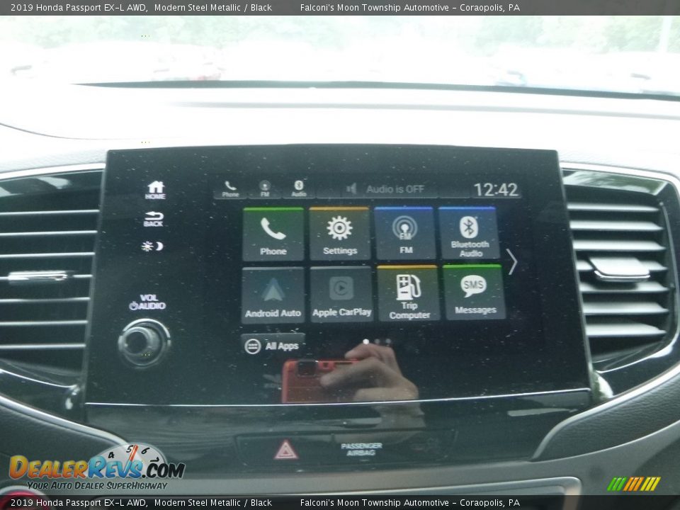 2019 Honda Passport EX-L AWD Modern Steel Metallic / Black Photo #13