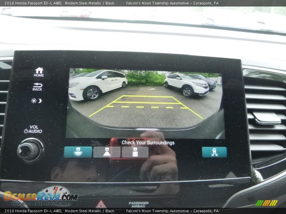 2019 Honda Passport EX-L AWD Modern Steel Metallic / Black Photo #14