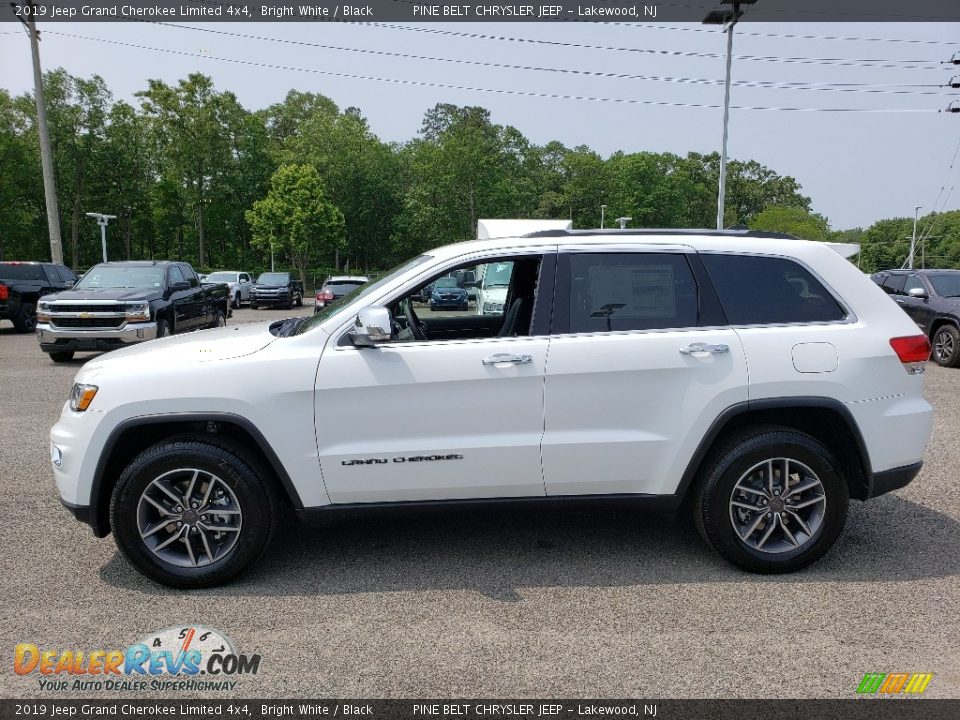 2019 Jeep Grand Cherokee Limited 4x4 Bright White / Black Photo #3