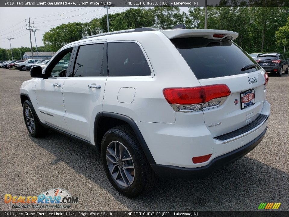 2019 Jeep Grand Cherokee Limited 4x4 Bright White / Black Photo #4