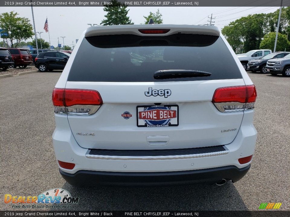 2019 Jeep Grand Cherokee Limited 4x4 Bright White / Black Photo #5