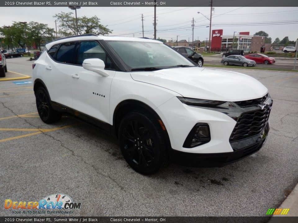 2019 Chevrolet Blazer RS Summit White / Jet Black Photo #3