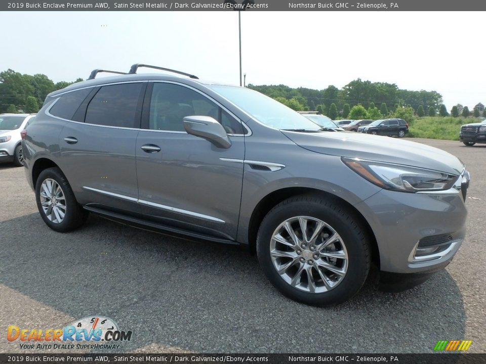 2019 Buick Enclave Premium AWD Satin Steel Metallic / Dark Galvanized/Ebony Accents Photo #3