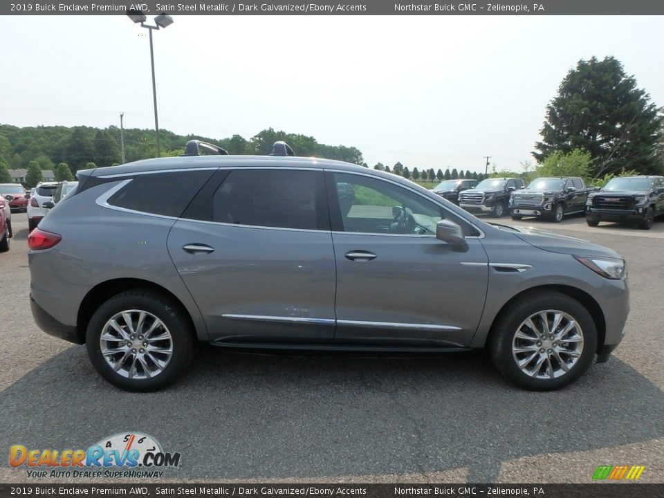 2019 Buick Enclave Premium AWD Satin Steel Metallic / Dark Galvanized/Ebony Accents Photo #4