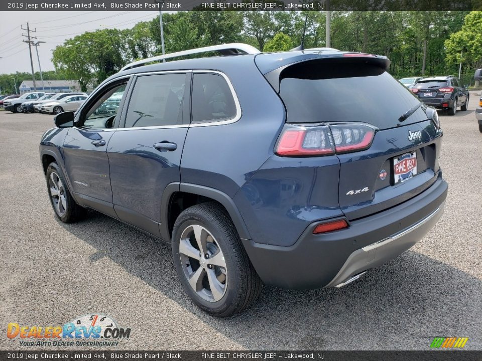 2019 Jeep Cherokee Limited 4x4 Blue Shade Pearl / Black Photo #4