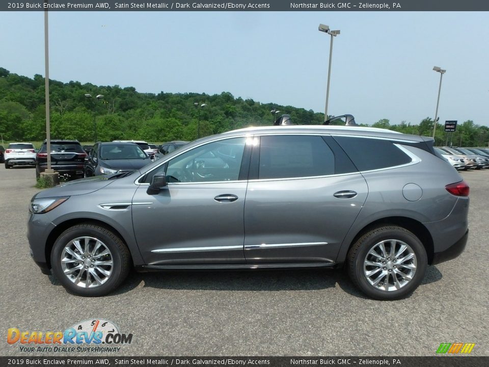 2019 Buick Enclave Premium AWD Satin Steel Metallic / Dark Galvanized/Ebony Accents Photo #9