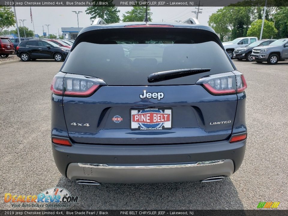 2019 Jeep Cherokee Limited 4x4 Blue Shade Pearl / Black Photo #5