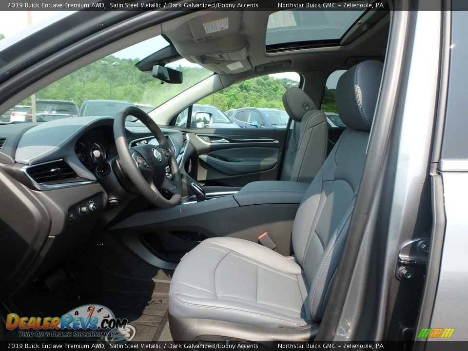 2019 Buick Enclave Premium AWD Satin Steel Metallic / Dark Galvanized/Ebony Accents Photo #11