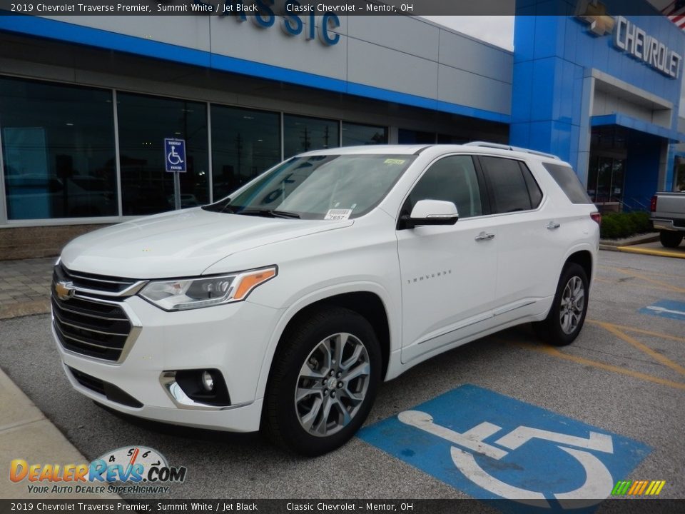 2019 Chevrolet Traverse Premier Summit White / Jet Black Photo #1