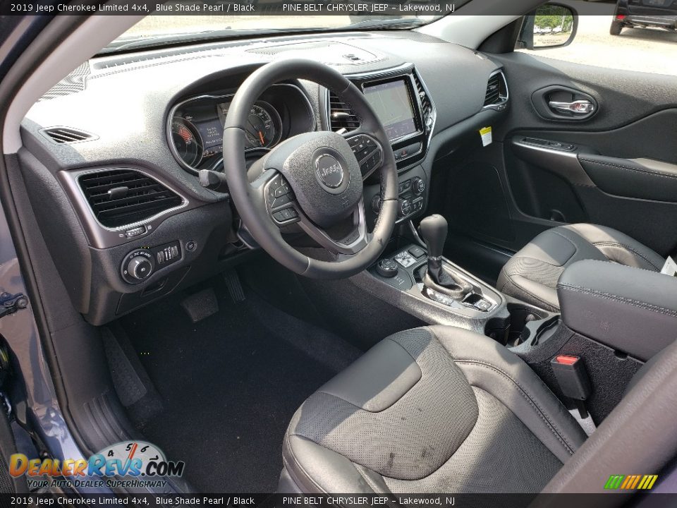 2019 Jeep Cherokee Limited 4x4 Blue Shade Pearl / Black Photo #8