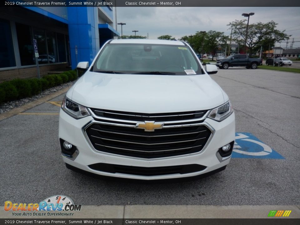 2019 Chevrolet Traverse Premier Summit White / Jet Black Photo #2