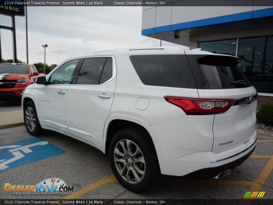 2019 Chevrolet Traverse Premier Summit White / Jet Black Photo #5