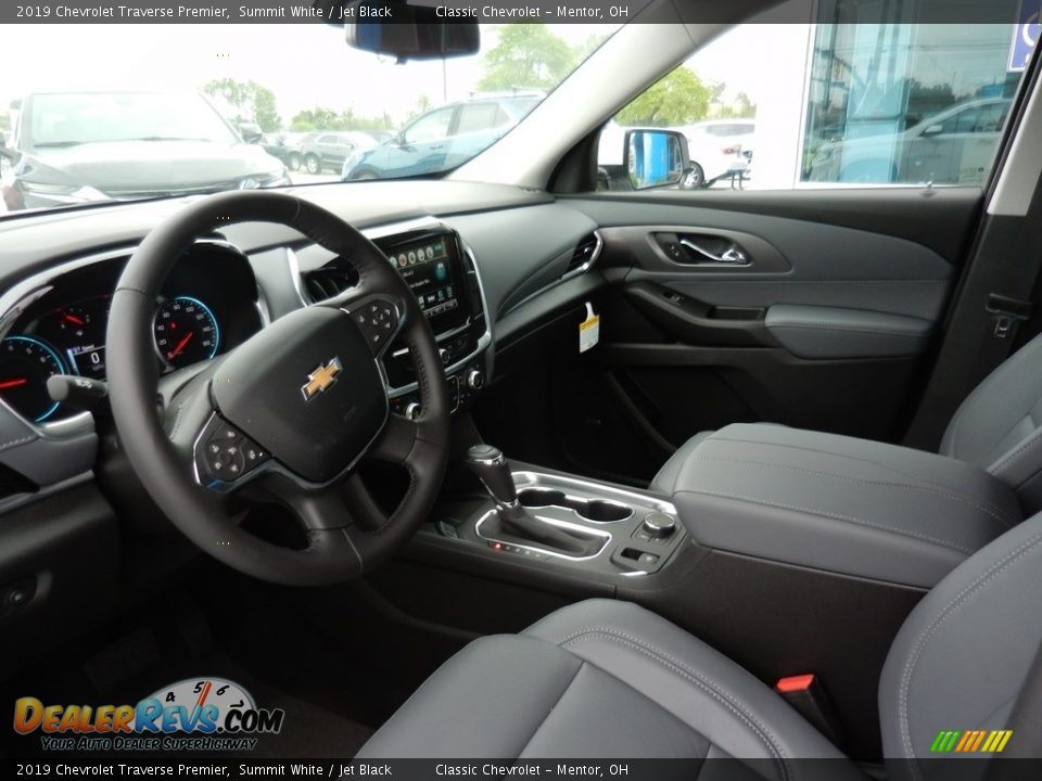 2019 Chevrolet Traverse Premier Summit White / Jet Black Photo #6