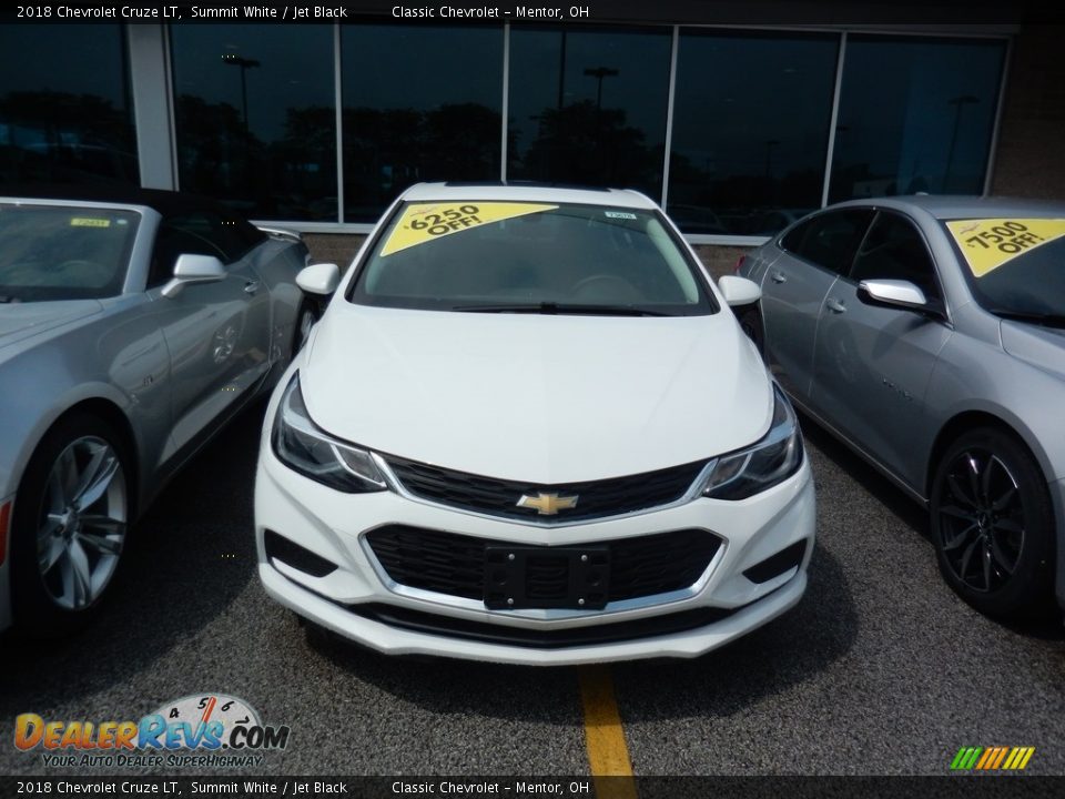 2018 Chevrolet Cruze LT Summit White / Jet Black Photo #2