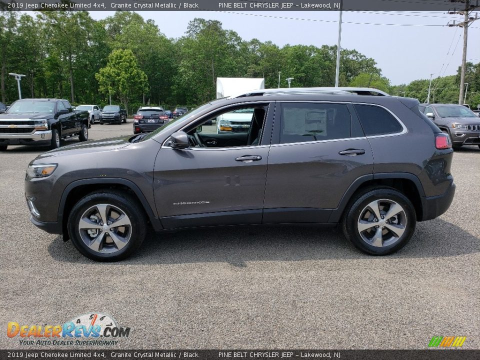 2019 Jeep Cherokee Limited 4x4 Granite Crystal Metallic / Black Photo #3