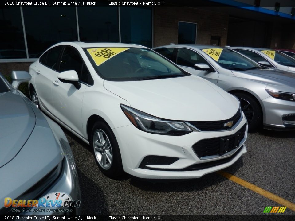 2018 Chevrolet Cruze LT Summit White / Jet Black Photo #3