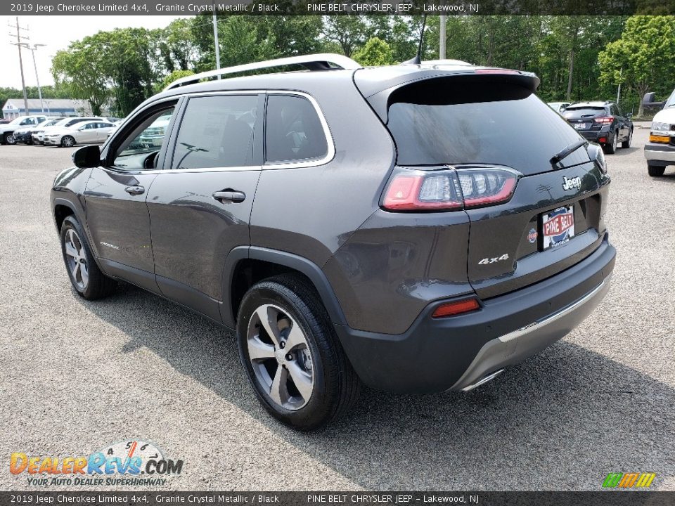 2019 Jeep Cherokee Limited 4x4 Granite Crystal Metallic / Black Photo #4