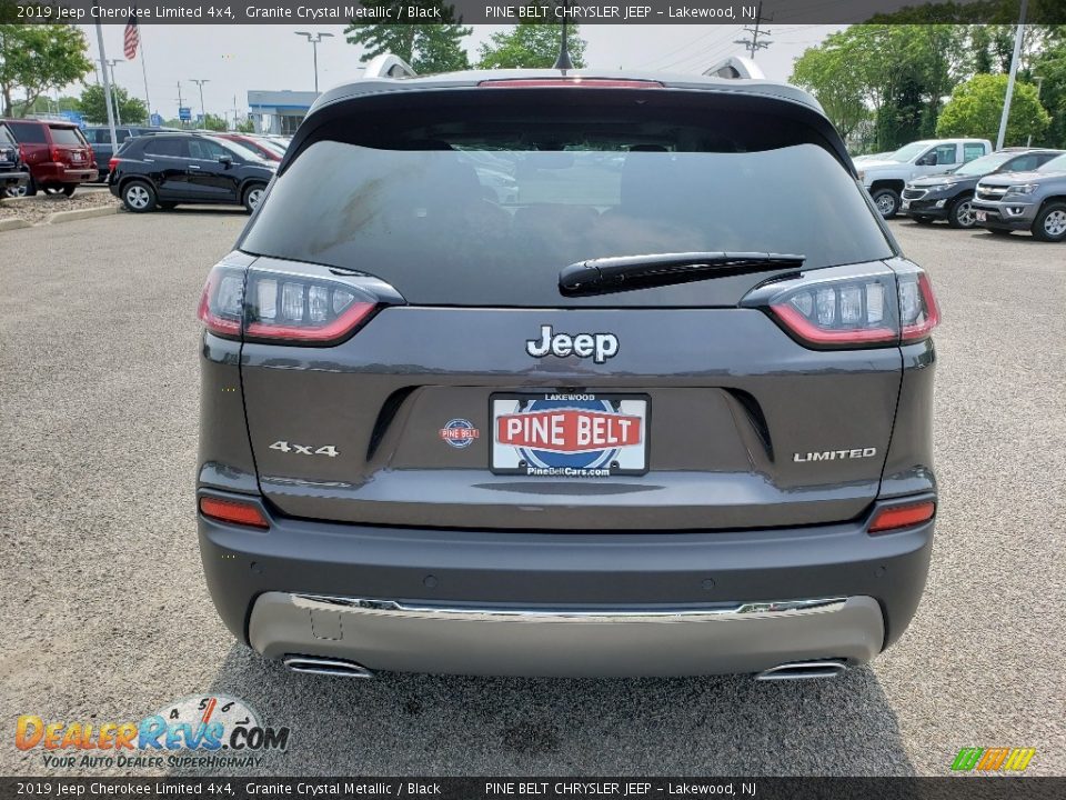 2019 Jeep Cherokee Limited 4x4 Granite Crystal Metallic / Black Photo #5