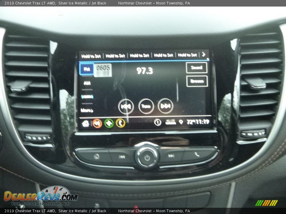 2019 Chevrolet Trax LT AWD Silver Ice Metallic / Jet Black Photo #17