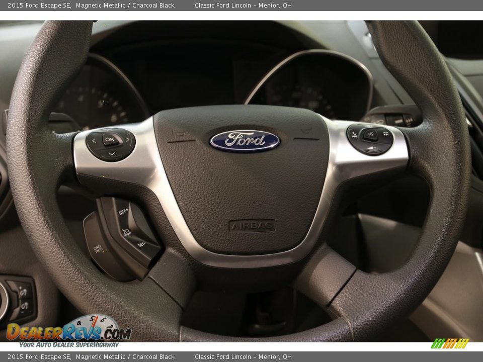 2015 Ford Escape SE Magnetic Metallic / Charcoal Black Photo #7