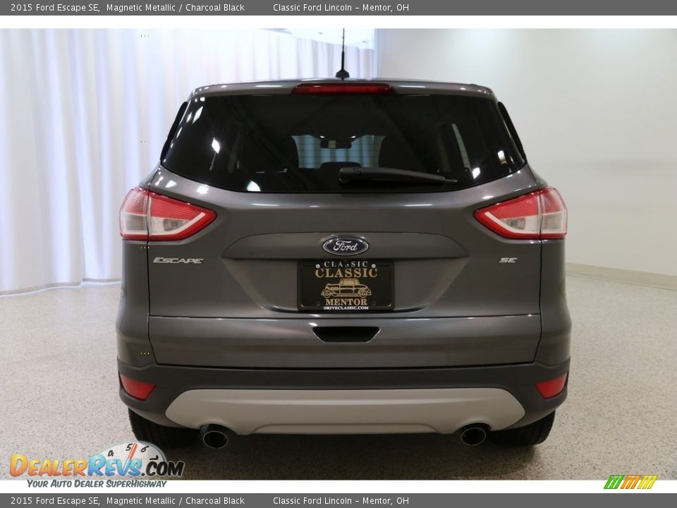 2015 Ford Escape SE Magnetic Metallic / Charcoal Black Photo #16