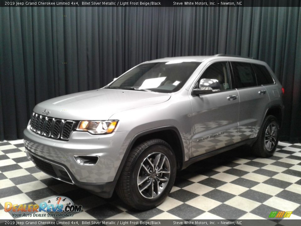 2019 Jeep Grand Cherokee Limited 4x4 Billet Silver Metallic / Light Frost Beige/Black Photo #2