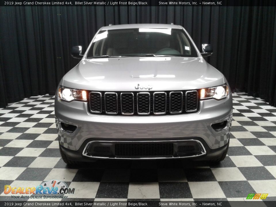 2019 Jeep Grand Cherokee Limited 4x4 Billet Silver Metallic / Light Frost Beige/Black Photo #3