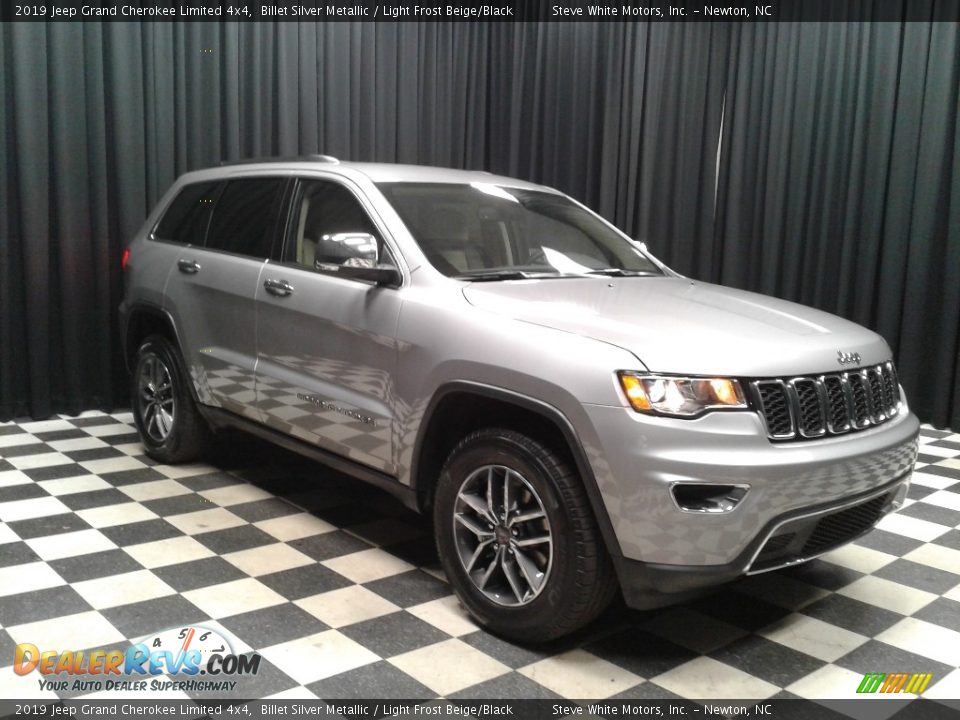 2019 Jeep Grand Cherokee Limited 4x4 Billet Silver Metallic / Light Frost Beige/Black Photo #4