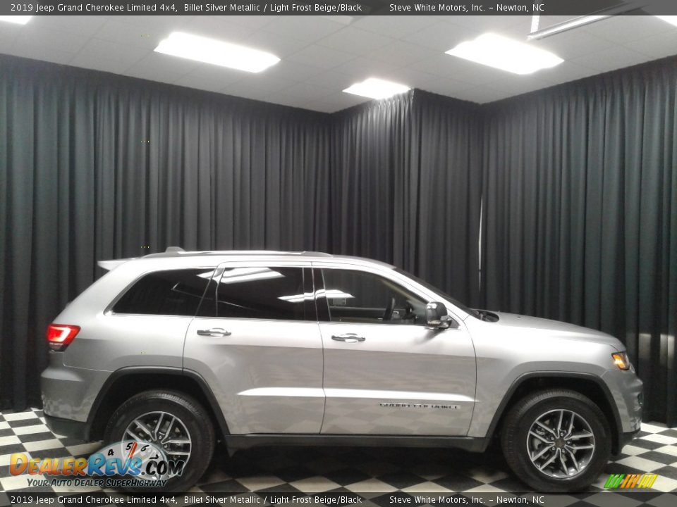 2019 Jeep Grand Cherokee Limited 4x4 Billet Silver Metallic / Light Frost Beige/Black Photo #5