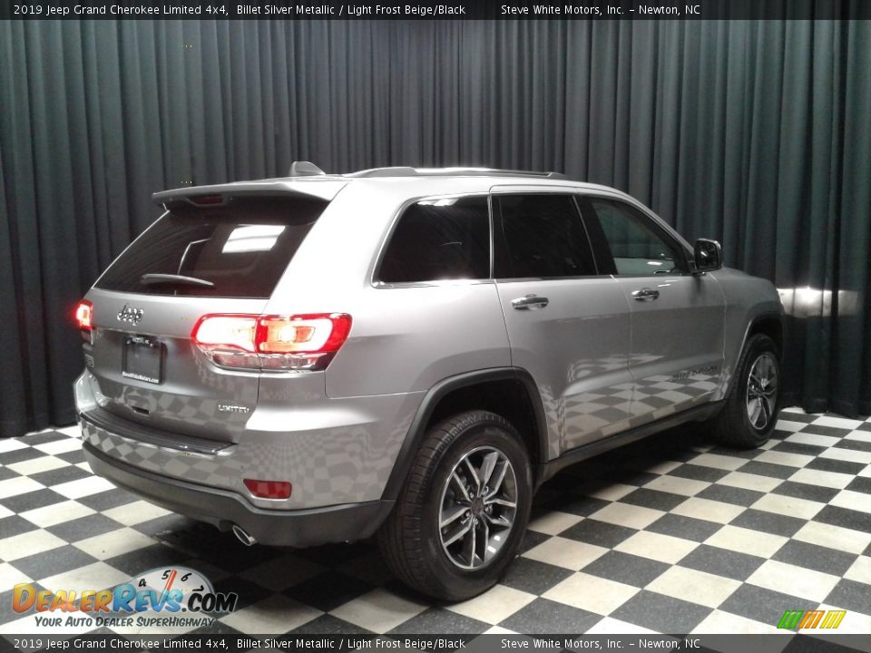 2019 Jeep Grand Cherokee Limited 4x4 Billet Silver Metallic / Light Frost Beige/Black Photo #6