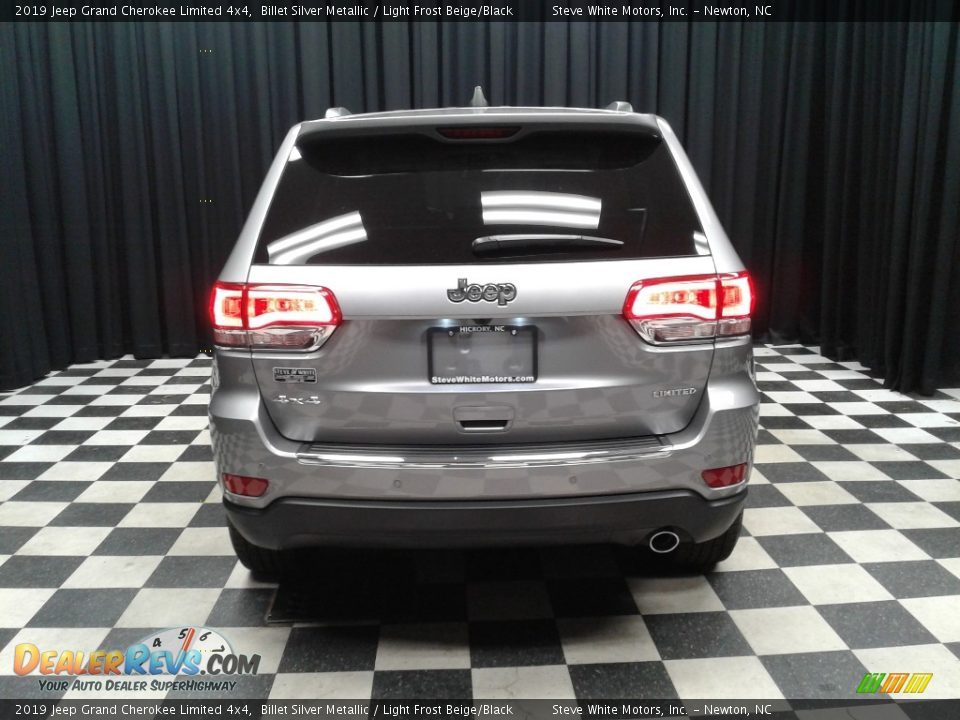 2019 Jeep Grand Cherokee Limited 4x4 Billet Silver Metallic / Light Frost Beige/Black Photo #7